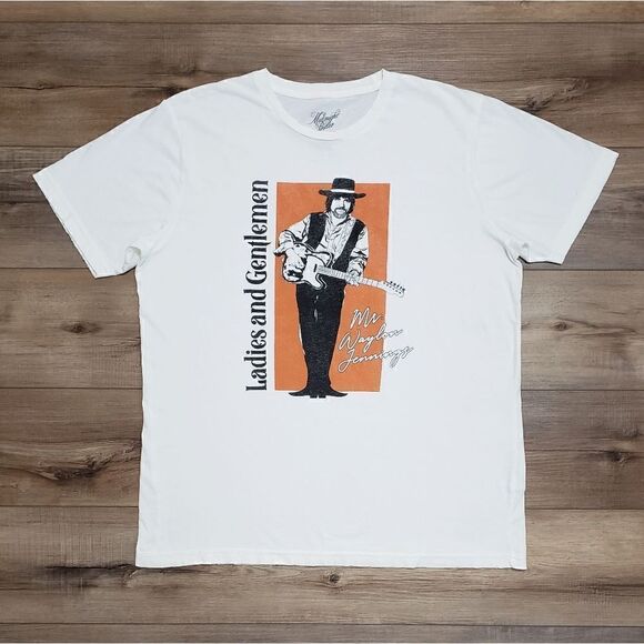 NWOT Midnight Rider Ladies & Gentlemen Waylon Jennings Unisex Tee Sz Extra Large - Picture 10 of 15
